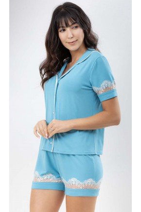 pijama curto americano azul com renda by camila schmitt site2